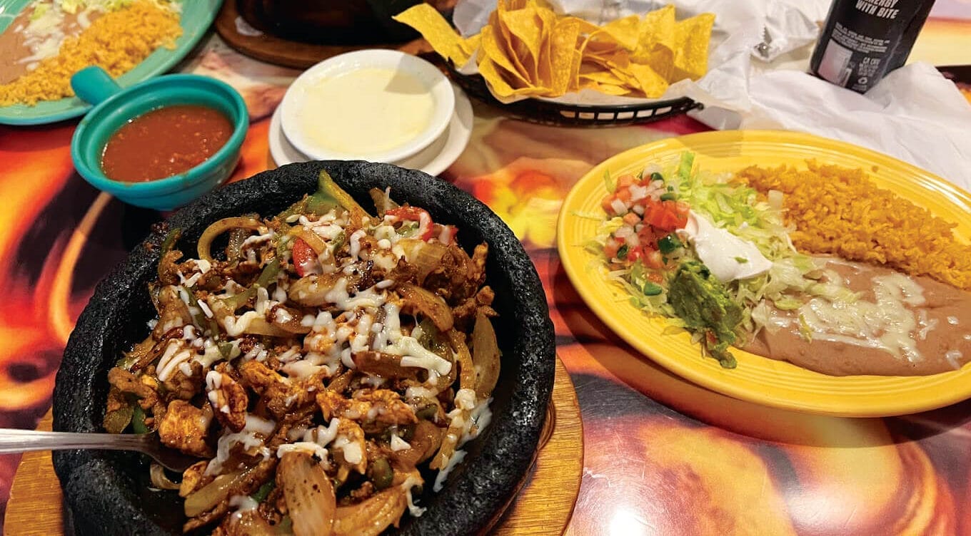 Fajita Mexicanas at El Ranchito Mexican Grill in Gate City, Virginia.