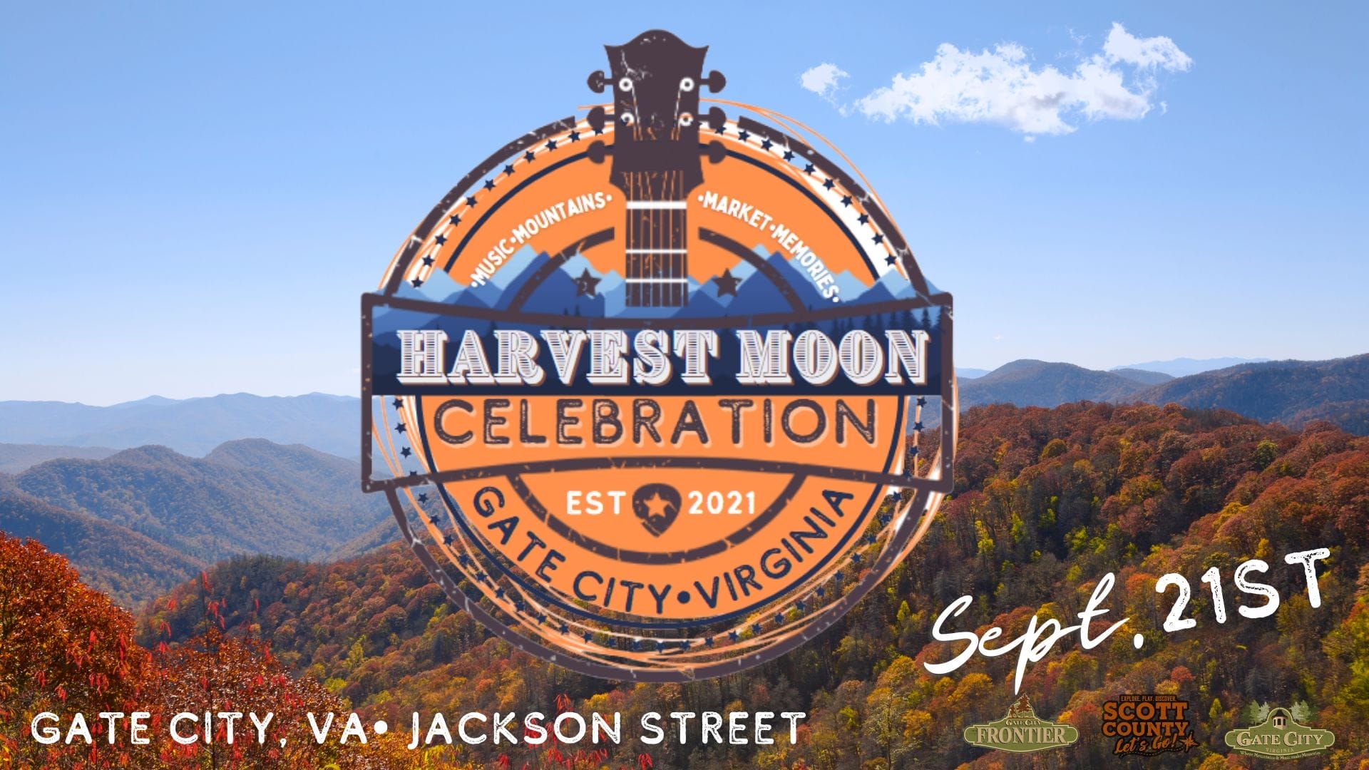 Enjoy and support local artisans and businesses at the Harvest Moon Celebration in Gate City on September 21st.