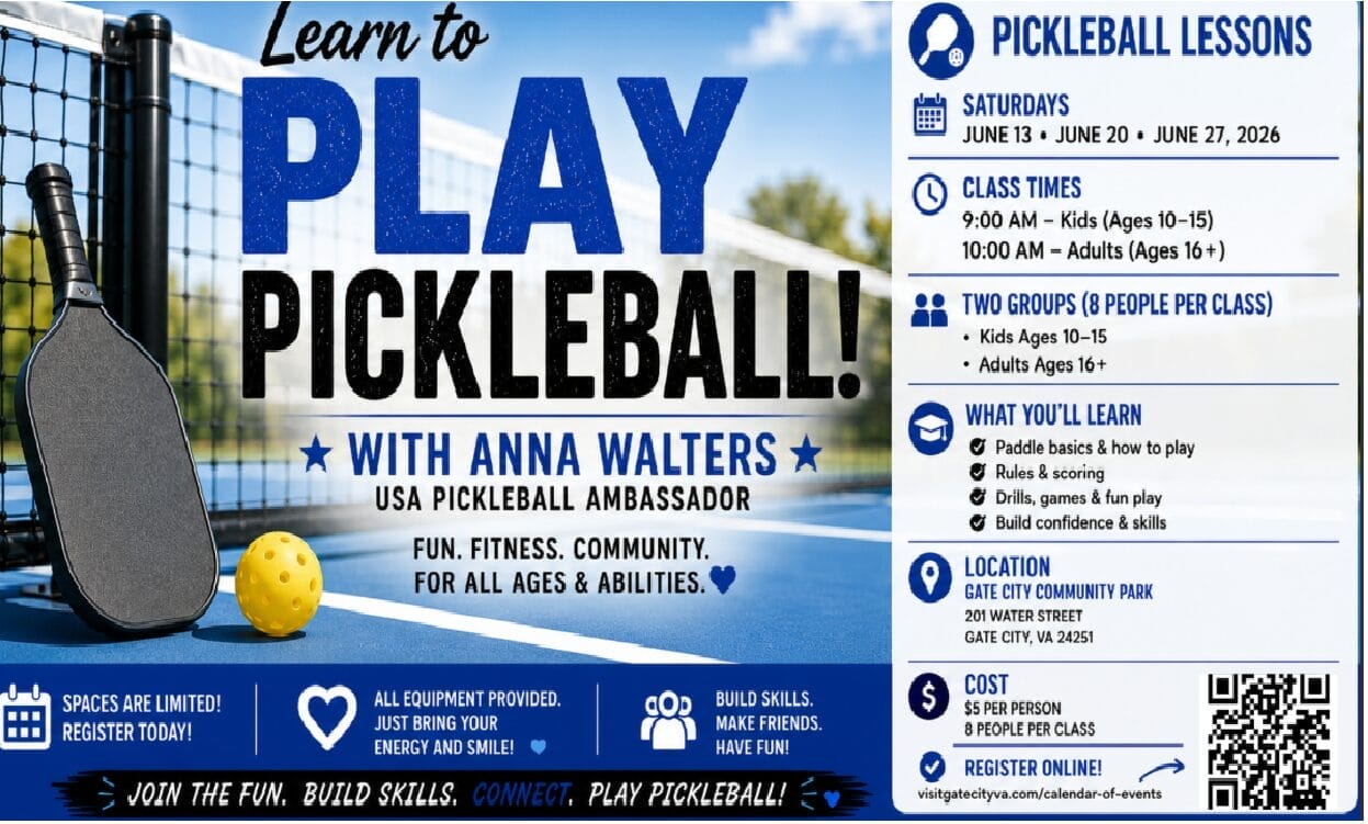Learn to Play Pickleball with Anna Walters at Gate City Community Park